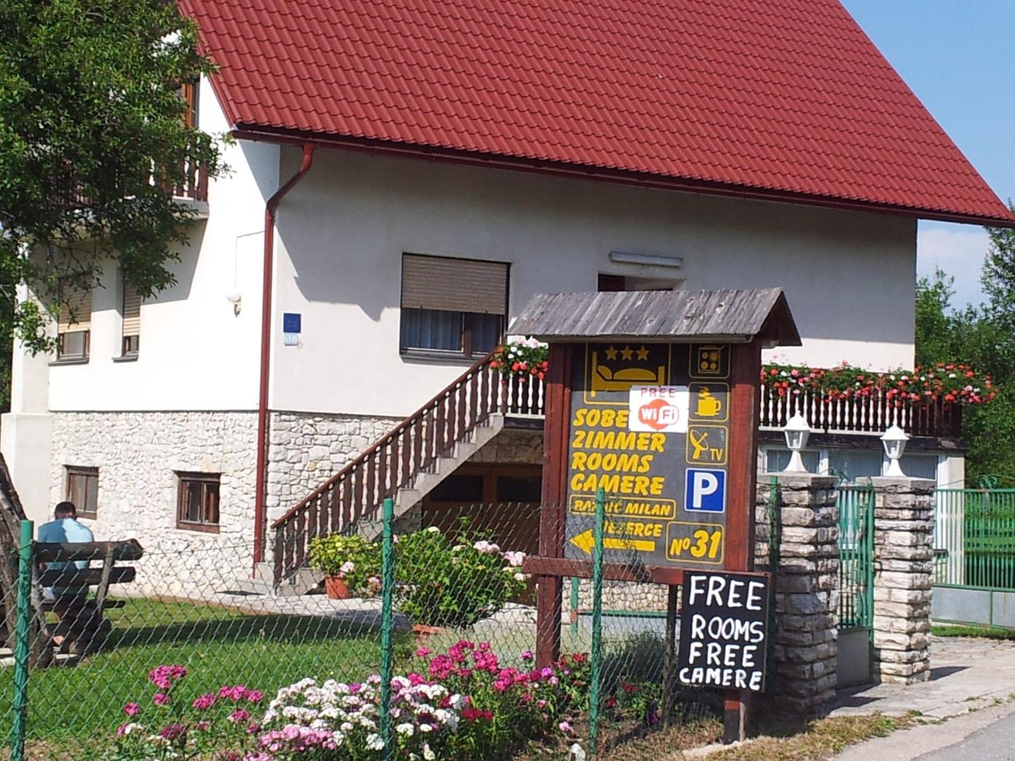 Plitvice House Milan Hotel Jezerce Exterior foto